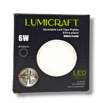 AJUSTABLE LED TIPO PLAFÓN 6 W 100mm