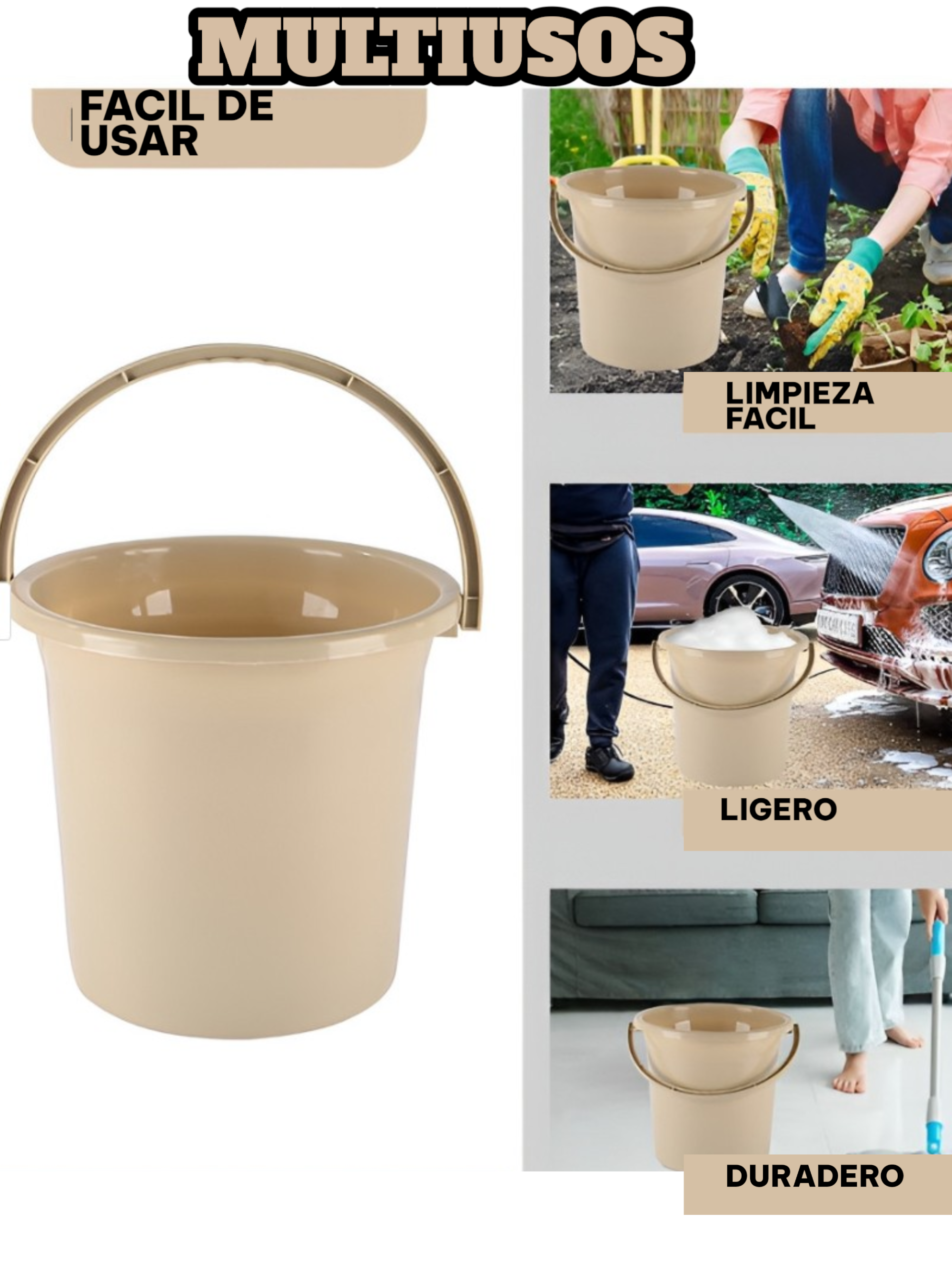 CUBETA DE PLASTICO MEDIANA