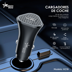 CDMX-Turbo Cargador De Coche 5A XC19