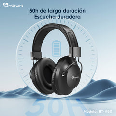 Audífono De Diadema Bluetooth BT-V60 LYZON