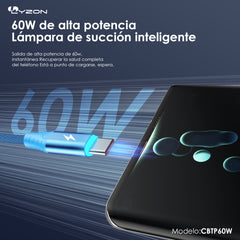 CDMX-Cable USB Tipo C De Alta Velocidad CBTP60W