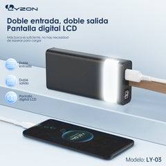cdmx-Batería Portátil PowerBank LY-03