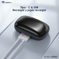 Audífono inalámbrico, bluetooth AD001