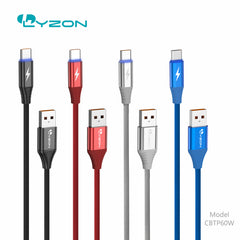 CDMX-Cable USB Tipo C De Alta Velocidad CBTP60W