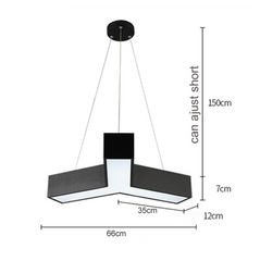 CAJA 5PZ Lampara Colgante 72w BGRZ72W