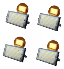 Reflector Led Para Exterior Luz Cálida 50W MZWW50W