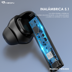 Audífono De Bluethooth TWS400 LYZON