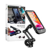 Soporte funda ele-gate ajustable a manubrio de motocicleta para teléfono celular / cy-n5