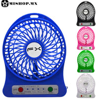 Mini Ventilador Portátil De Pila Recargable FX