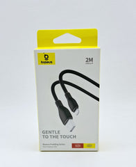 CABLE CARGA RAPIDA USB A LIGHTNING 2 METROS BASEUS -CAB001-2M