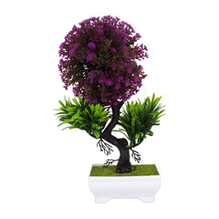 Maceta de plástico con árbol artificial estilo Bonsái ZY-PZ115