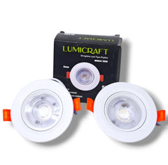 SET DE 2 DIRIGIBLES LED TIPO PLAFÓN 5W 95mm