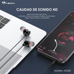 Audifono 3.5MM AD265 - Mishop Mexico