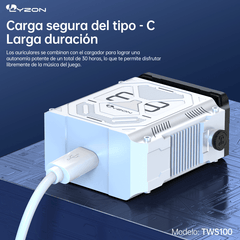 Audífonos Gamer Bluetooth TWS100 - Mishop Mexico