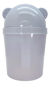 BOTE DE BASURA CON TAPA FORMA DE OSO LJT001