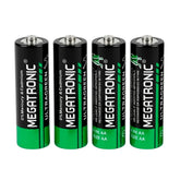 Caja con 24 pilas megatronic doble a, 6 blísters con 4 pilas - 36 - Mishop Mexico