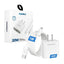 Combo cargador moreka con cable de 1metro entrada tipo-c a lightning de 20w - P-202 - Mishop Mexico