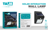 LAMPARA SOLAR DE PARED HVH-40401 XINMI