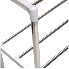 Estante de marco telescópico multifunción de acero inoxidable