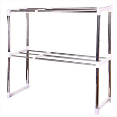 Estante de marco telescópico multifunción de acero inoxidable