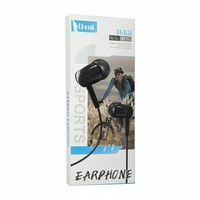Audífonos alámbricos earphone sports xinmi con entrada auxiliar 3.5mm