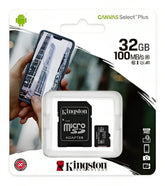 MICRO SD 32GB 32G.MICRO.KINGSTON(NEGRO)