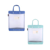 Mochila tipo bolsa transparente con malla reforzada, variedad de colores - off.03.8 - Mishop Mexico