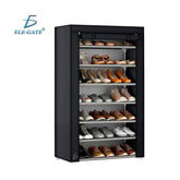Organizador zapatero con 6 niveles, funda antipolvo y cierre frontal - hog.135.8 - Mishop Mexico