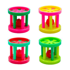 Paquete con 4 ruletas para gato con cascabel, multicolores - 73478 - Mishop Mexico