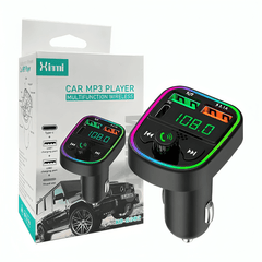 Plug xinmi mp3 receptor bluetooth, manos libres con puerto de carga USB y usb - c y pantalla digital, variedad de modelos / xo - 8301 / xo - 8302 / fm car kit - Mishop Mexico