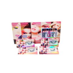 Pestañas de 12 Piezas En 3D Huxia Beauty Con Distintas Numeraciones HYR-113