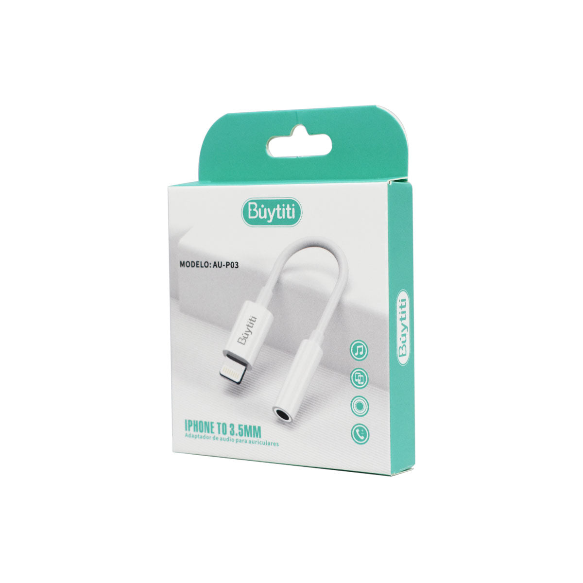 Adaptador auxiliar Lightning AU-P03 Imagen principal del producto