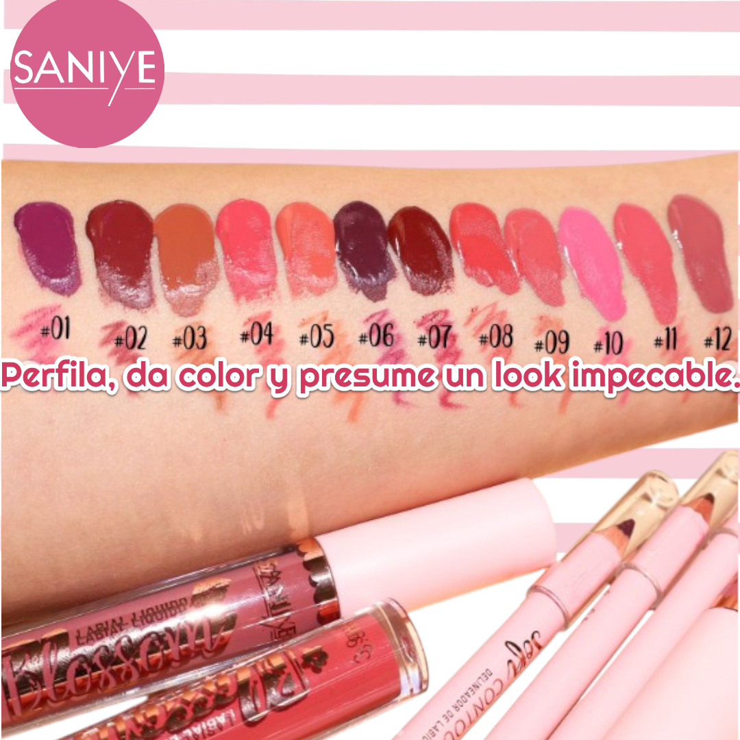 DUO LABIAL + DELINEADOR DE LABIOS SANIYE Imagen secundaria del producto