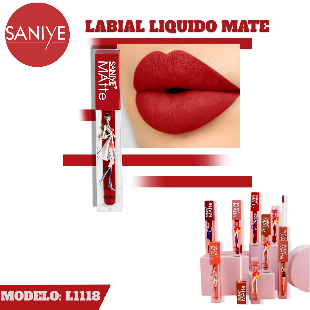 LABIAL LIQUIDO MATE SANIYE Imagen principal del producto