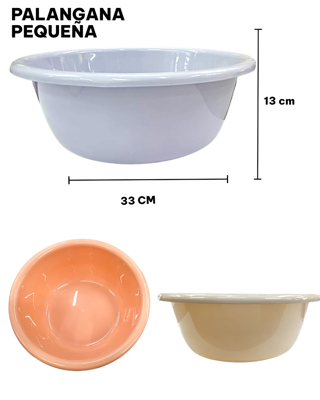 PALANGANA PEQUEÑA/LAVADERO DE PLASTICO/LAVAMANOS Imagen principal del producto