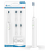 Cepillo de dientes eléctronico sónico 1hora, recargable + 4 repuestos / CEP001B