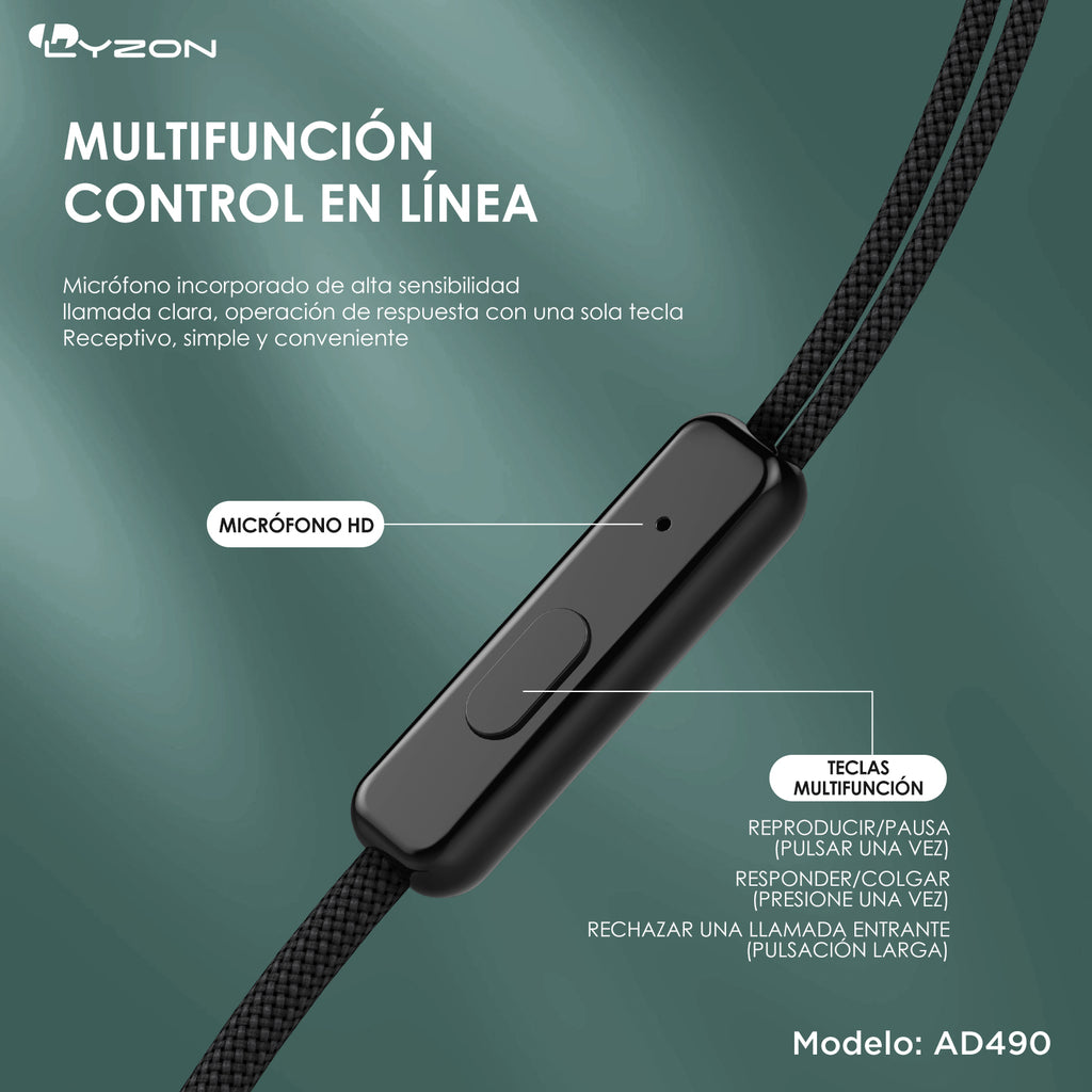 Audífonos con Calidad Estéreo AD490