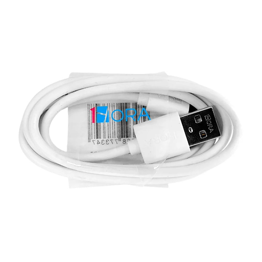 1pza Cable usb 1hora color blanco con entrada tipo lightning - CAB243 - Mishop Mexico Imagen principal del producto
