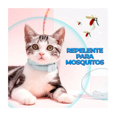 1pza Collar ajustable repelente ele - gate anti pulgas, garrapatas y mosquitos para gatos - mas.24.gatos - Mishop Mexico