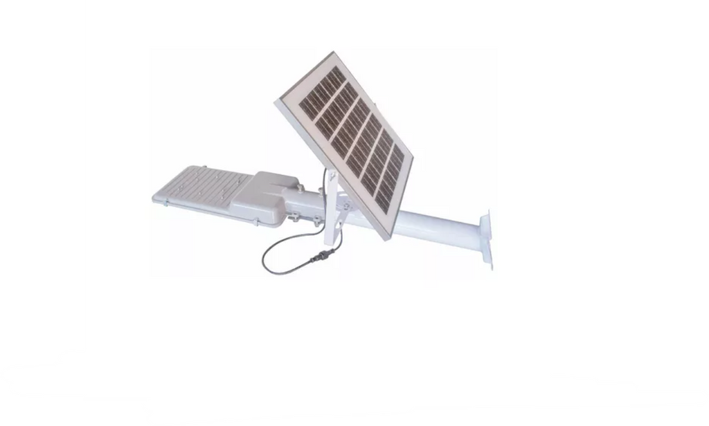 Caja Lampara Suburbana Panel Solar SJD200W 6pz