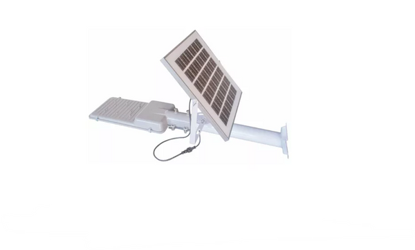 Caja Lampara Suburbana Panel Solar SJD200W 6pz