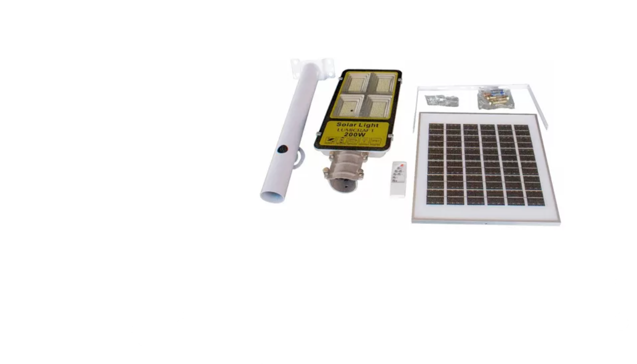 Caja Lampara Suburbana Panel Solar SJD200W 6pz Imagen secundaria del producto