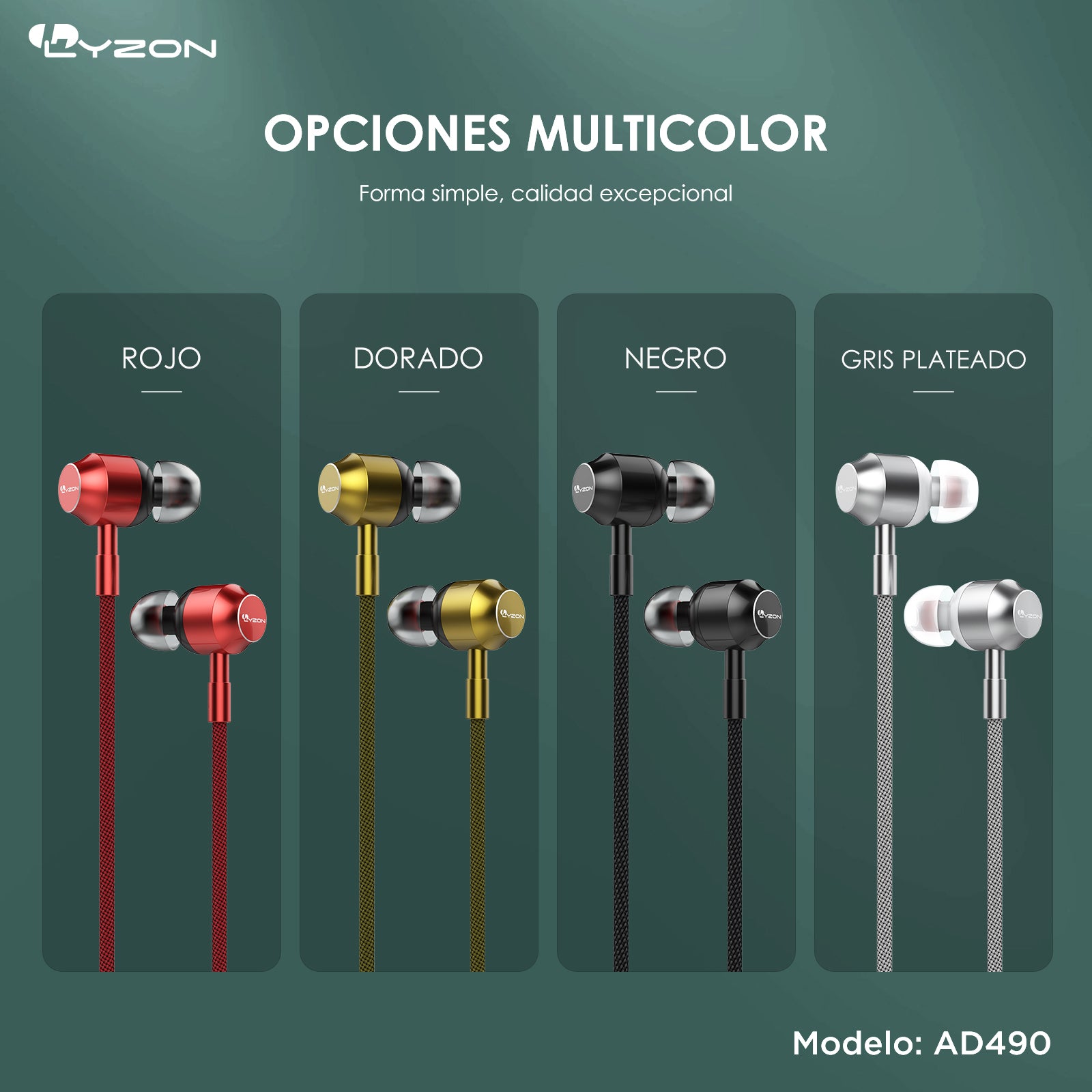 Audífonos con Calidad Estéreo AD490
