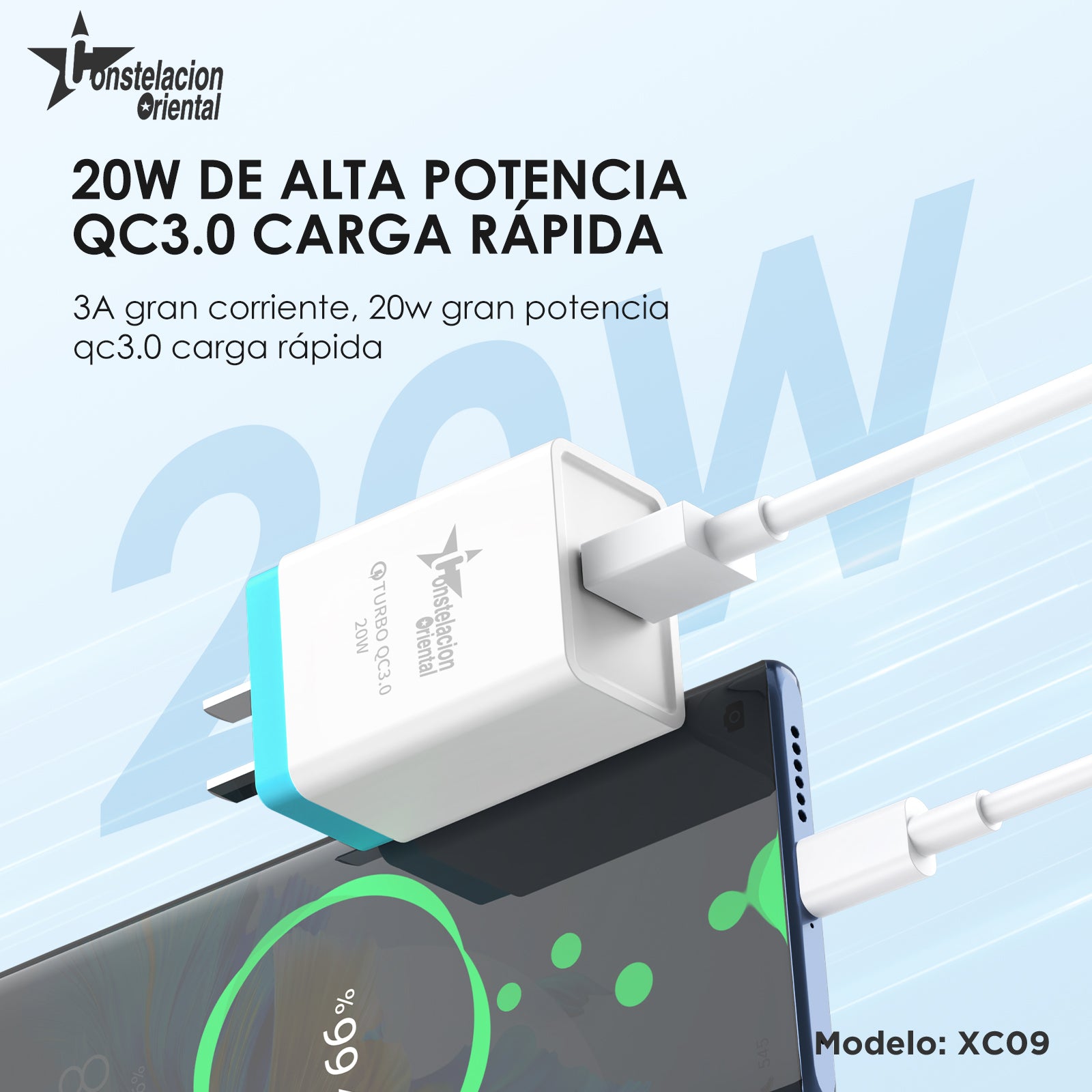 CuboTurbo Cargador XC09 lyzon