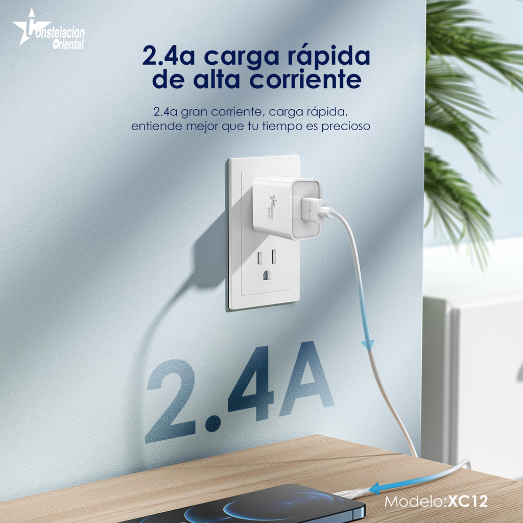 Combo Cargador Tipo C XC12-TIPOC