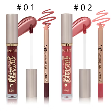 Labial liquido y delineador para labios matte