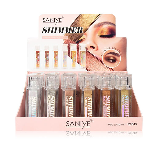 Sombra líquida con glitter Saniye R9043 ( 24 piezas) Imagen principal del producto