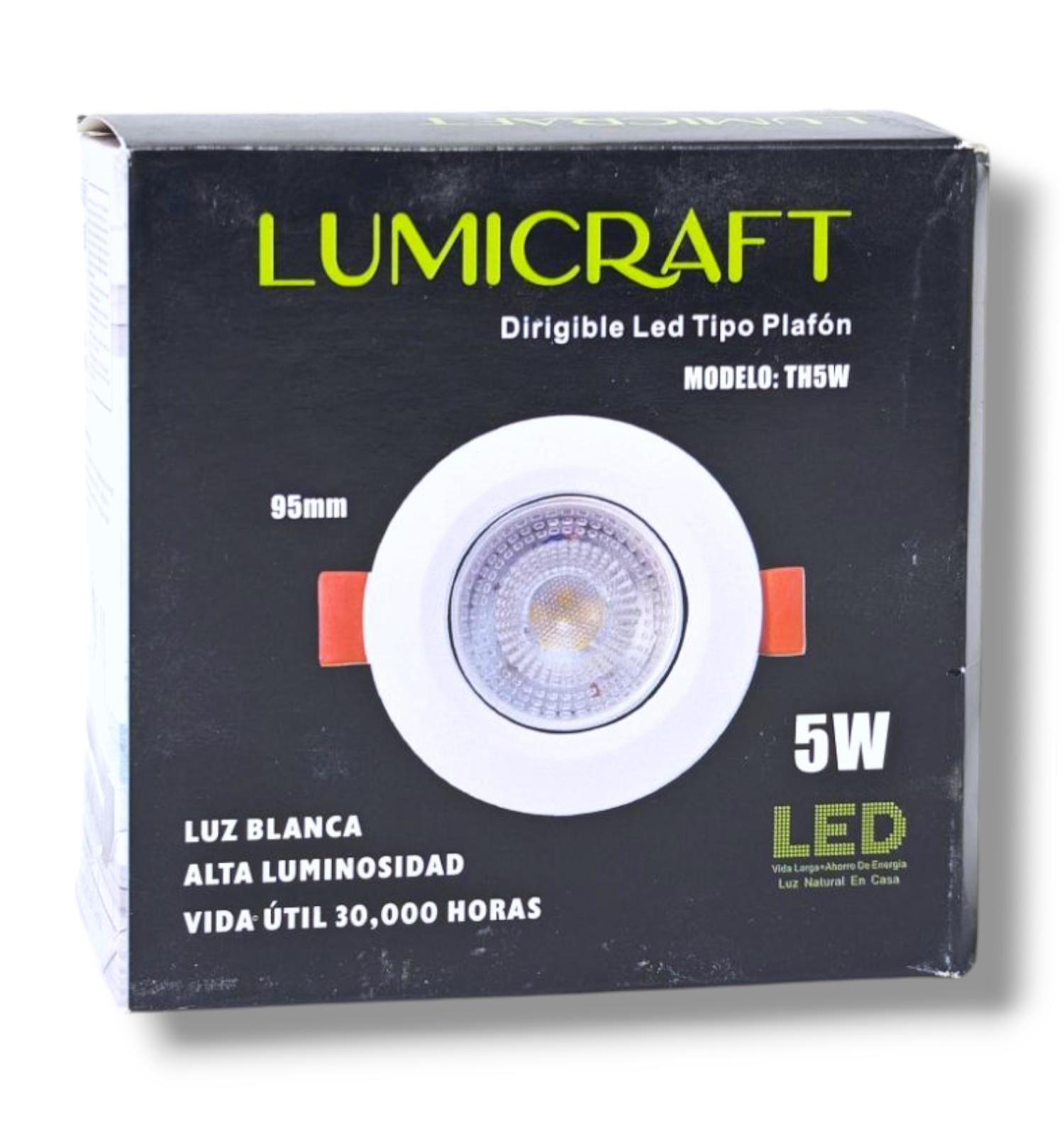SET DE 2 DIRIGIBLES LED TIPO PLAFÓN 5W 95mm Imagen principal del producto