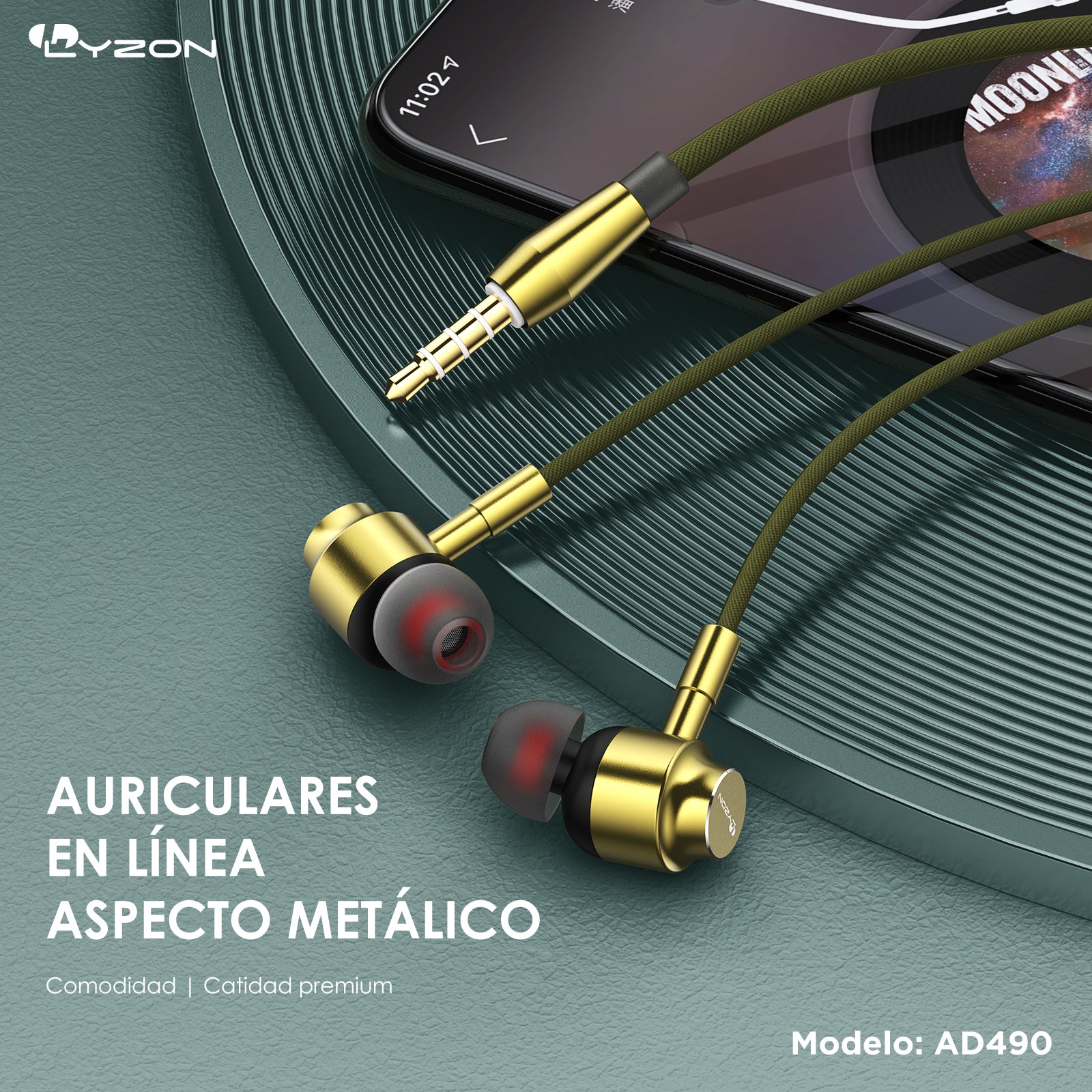 Audífonos con Calidad Estéreo AD490