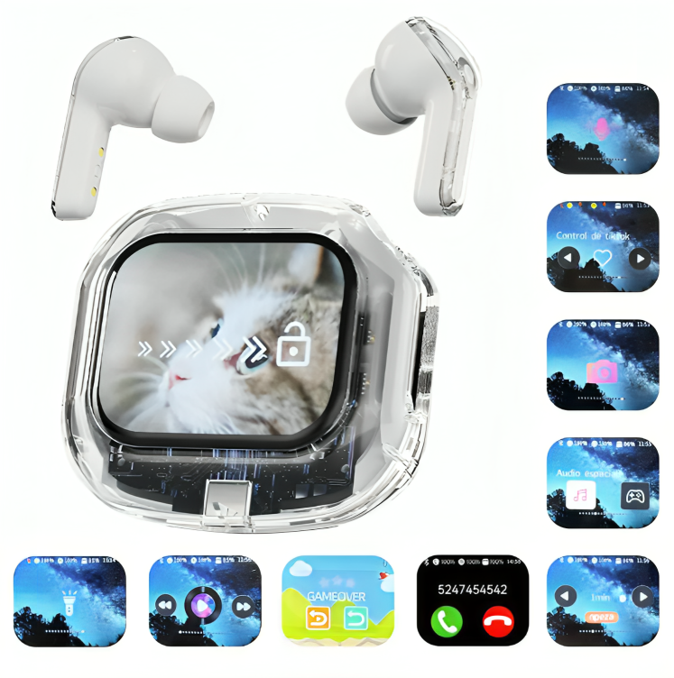 Audífonos Inalámbricos Bluetooth Air Max con Cancelación de Ruido y Estuche de Carga Imagen secundaria del producto